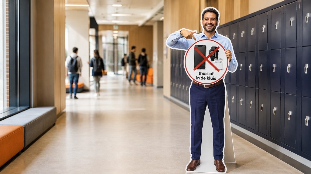 Zakelijke orders en schoolbewegwijzering: waarom een kartonnen figuur méér doet dan een poster